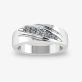 Men's Diamond Band 0.35ct Wedding Ring GR20082