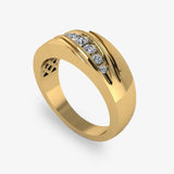 Men's Diamond Band 0.35ct Wedding Ring GR20082