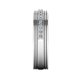 Men's Diamond Band 0.3ct Wedding Ring DW35 Heera Diamonds HEERA DIAMONDS