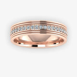 Men's Diamond Band Wedding Ring DW35 Heera Diamonds