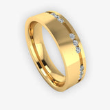 Men's Diamond Band Wedding Ring DW45 Heera Diamonds