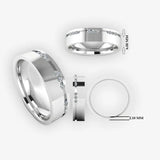 Men's Diamond Band Wedding Ring DW45 Heera Diamonds