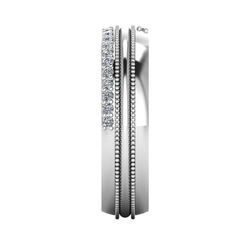 Men's Diamond Band 0.3ct Wedding Ring DW46 Heera Diamonds HEERA DIAMONDS