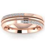 Men's Diamond Band 0.3ct Wedding Ring DW46 Heera Diamonds HEERA DIAMONDS