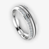 Men's Diamond Band Wedding Ring DW46 Heera Diamonds