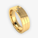 Men's Diamond Band Wedding Ring DW51 Heera Diamonds