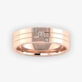 Men's Diamond Band Wedding Ring DW51 Heera Diamonds