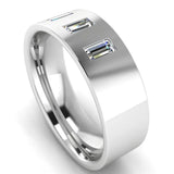 Men's Diamond Band 0.3ct Wedding Ring DW9 Heera Daimonds HEERA DIAMONDS