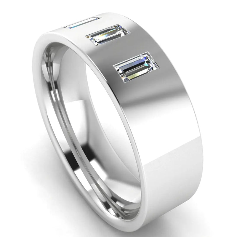 Men's Diamond Band 0.3ct Wedding Ring DW9 Heera Daimonds HEERA DIAMONDS