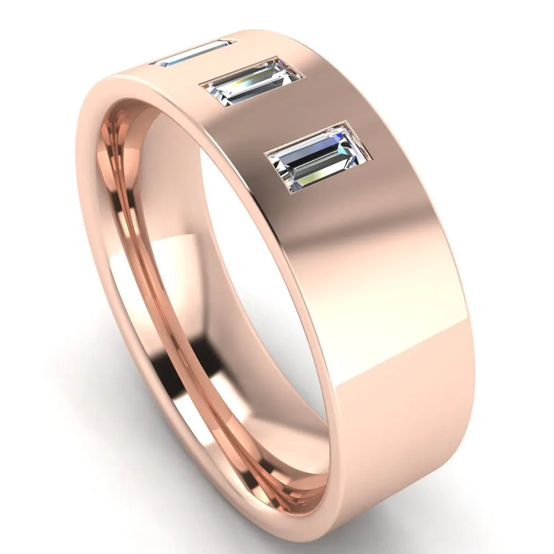 Men's Diamond Band 0.3ct Wedding Ring DW9 Heera Daimonds HEERA DIAMONDS