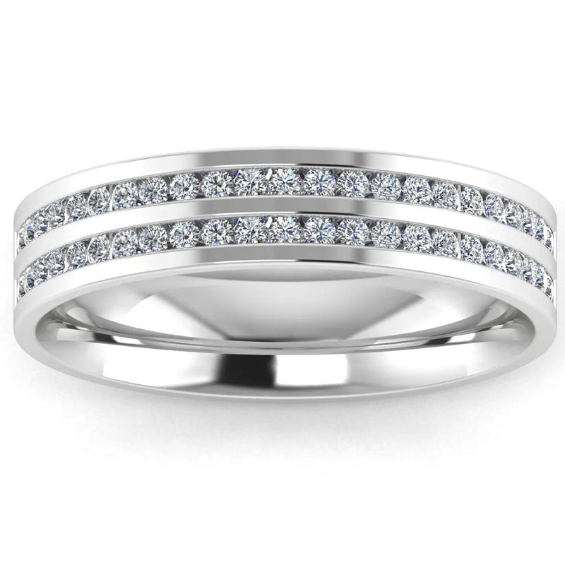 Men's Diamond Band 0.45ct Wedding Ring DW21 HEERA DIAMONDS