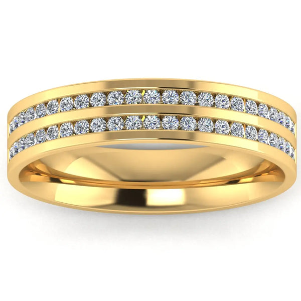 Men's Diamond Band 0.45ct Wedding Ring DW21 HEERA DIAMONDS