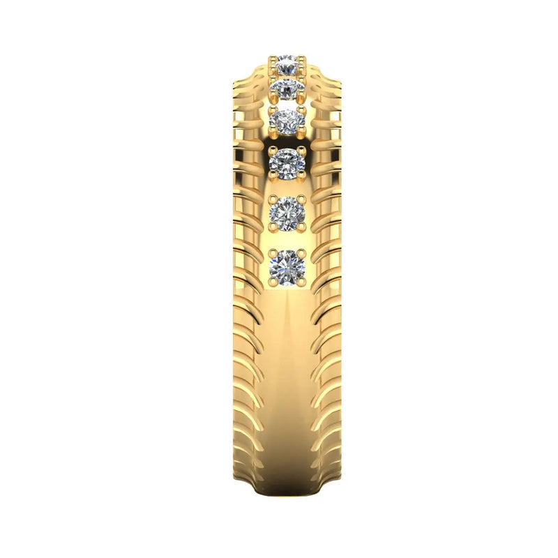 Men's Diamond Band 0.4ct Wedding Ring DW43 Heera Diamonds HEERA DIAMONDS