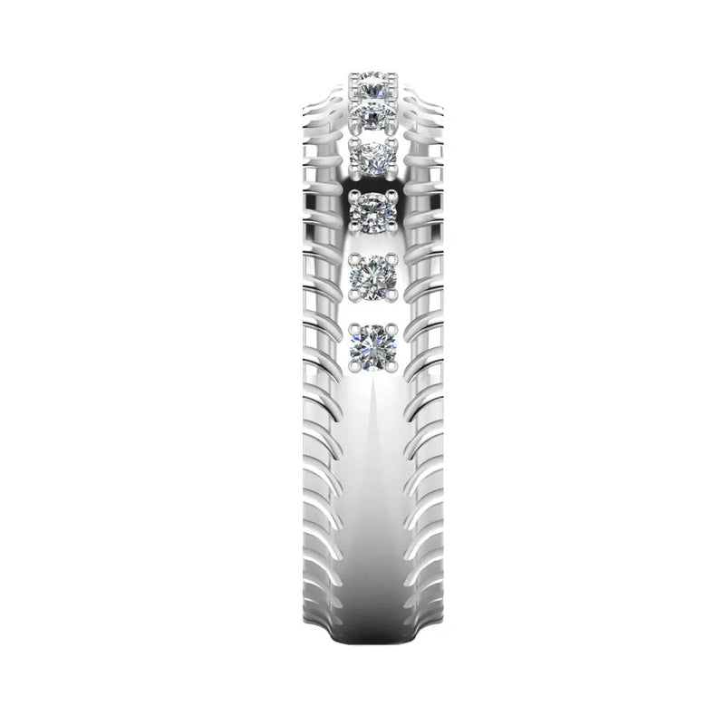 Men's Diamond Band 0.4ct Wedding Ring DW43 Heera Diamonds HEERA DIAMONDS