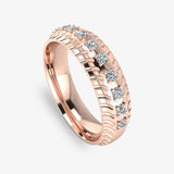 Men's Diamond Band  Wedding Ring DW43 Heera Diamonds