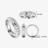 Men's Diamond Band  Wedding Ring DW43 Heera Diamonds