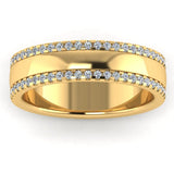 Men's Diamond Band 0.4ct Wedding Ring DW50 Heera Diamonds HEERA DIAMONDS