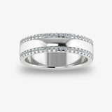 Men's Diamond Band Wedding Ring DW50 Heera Diamonds