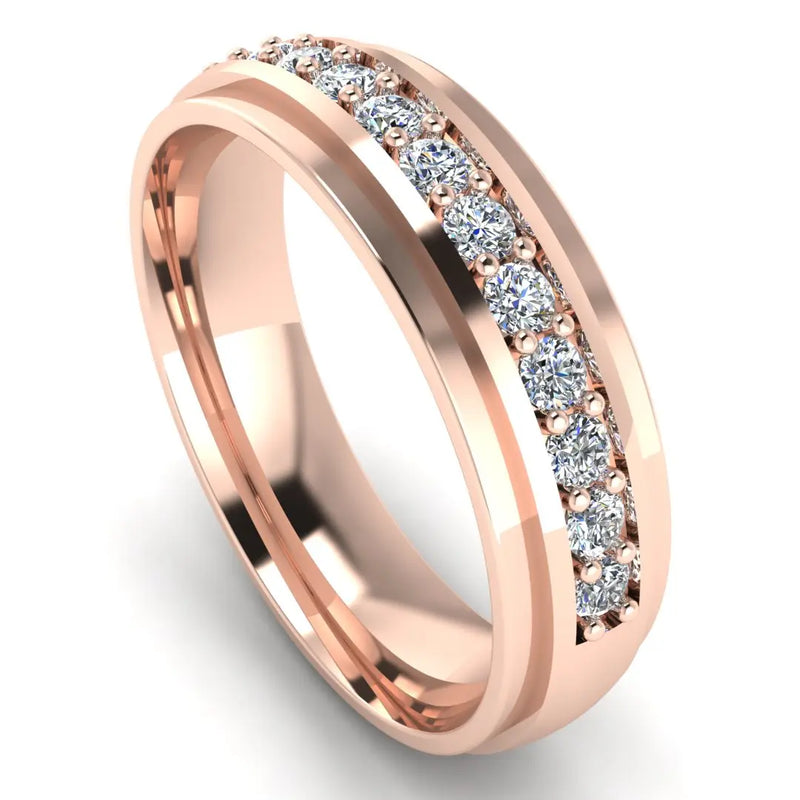 Men's Diamond Band 0.5ct Wedding Ring DW30 Heera Diamonds HEERA DIAMONDS
