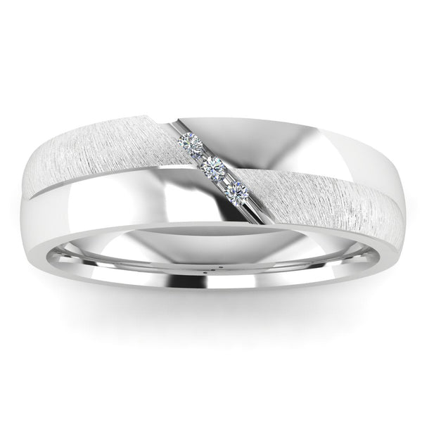 Men's Diamond Band 0.6ct Lab Grown Wedding Ring GR19961 HEERA DIAMONDS