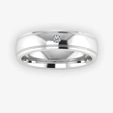 Men's Diamond Band Wedding Ring DW4 Heera Diamonds