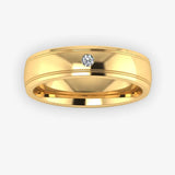 Men's Diamond Band Wedding Ring DW4 Heera Diamonds