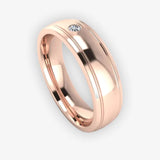 Men's Diamond Band Wedding Ring DW4 Heera Diamonds