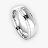 Men's Diamond Band Wedding Ring DW4 Heera Diamonds