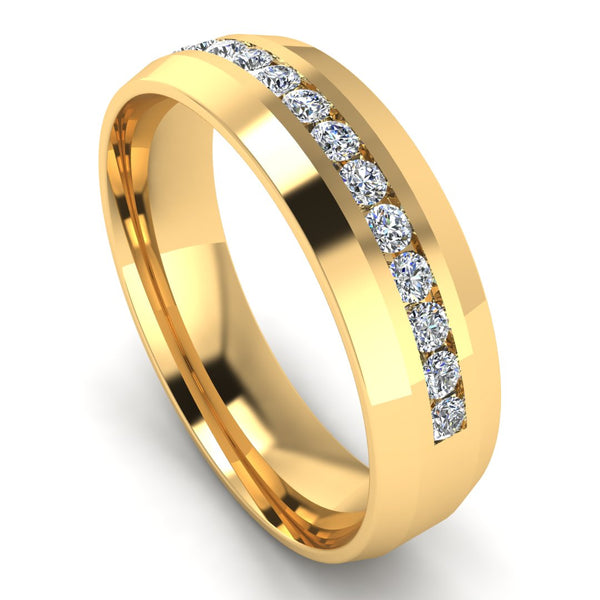 Men's Diamond Band 0.75ct Wedding Ring DW25 Heera Diamonds (Copy) HEERA DIAMONDS