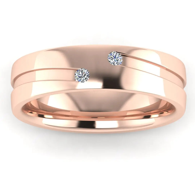 Men's Diamond Band 0.8ct Wedding Ring DW54 Heera Diamonds HEERA DIAMONDS