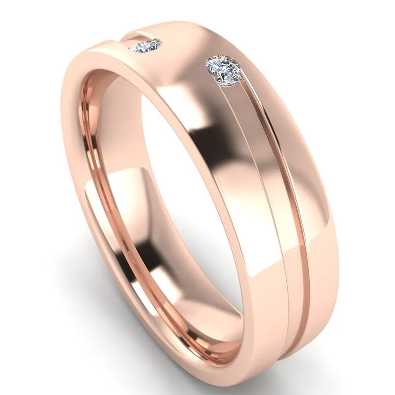 Men's Diamond Band 0.8ct Wedding Ring DW54 Heera Diamonds HEERA DIAMONDS