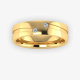 Men's Diamond Band Wedding Ring DW54 Heera Diamonds