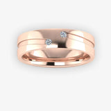 Men's Diamond Band Wedding Ring DW54 Heera Diamonds