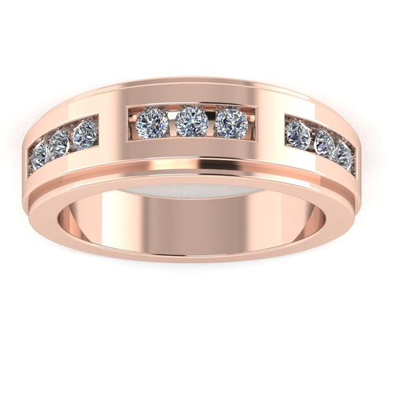 Men's Diamond Band 1.00ct Lab Grown Wedding Ring GR20346 HEERA DIAMONDS