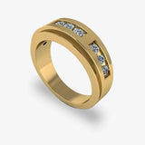 Men's Diamond Band 1.00ct Wedding Ring GR20346 HEERA DIAMONDS