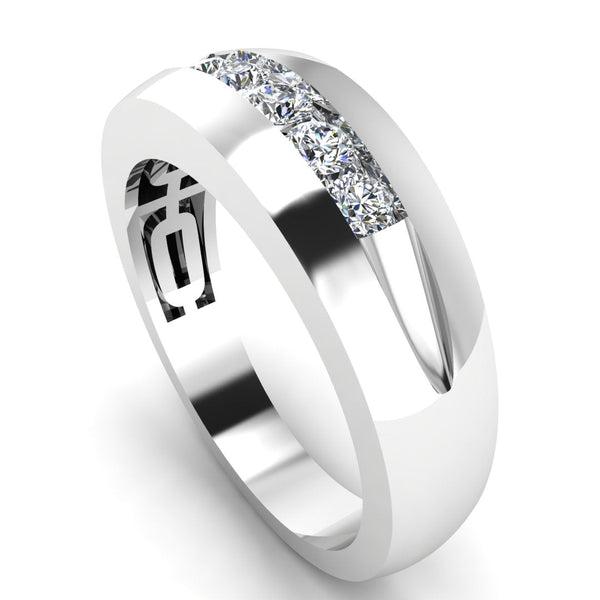 Men's Diamond Band 1.25ct Lab Grown Wedding Ring GR19850 HEERA DIAMONDS