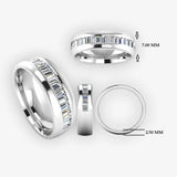 Men's Diamond Band 1.3ct Wedding Ring DW18