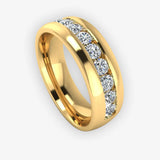 Men's Diamond Band Wedding Ring DW7 Heera Diamonds