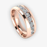 Men's Diamond Band Wedding Ring DW7 Heera Diamonds