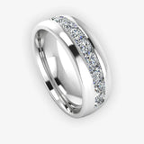 Men's Diamond Band Wedding Ring DW7 Heera Diamonds