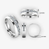 Men's Diamond Band Wedding Ring DW7 Heera Diamonds