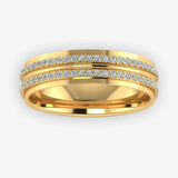 Men's Diamond Band Wedding Ring DW40 Heera Diamonds