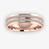 Men's Diamond Band Wedding Ring DW40 Heera Diamonds