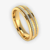Men's Diamond Wedding Ring DW38 Heera Diamonds HEERA DIAMONDS
