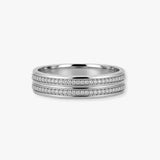 Men's Diamond Wedding Ring DW38 Heera Diamonds