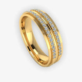 Men's Diamond Wedding Ring DW40 Heera Diamonds HEERA DIAMONDS