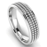 Men's Pattern Band Wedding Ring  WP33 HEERA DIAMONDS