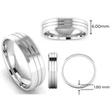 Men's Pattern Band Wedding Ring WP34 HEERA DIAMONDS