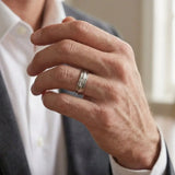 Men's Pattern Wedding Ring WP38