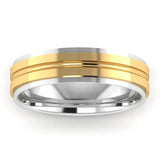 Men's Pattern Band Wedding Ring  WP40 HEERA DIAMONDS